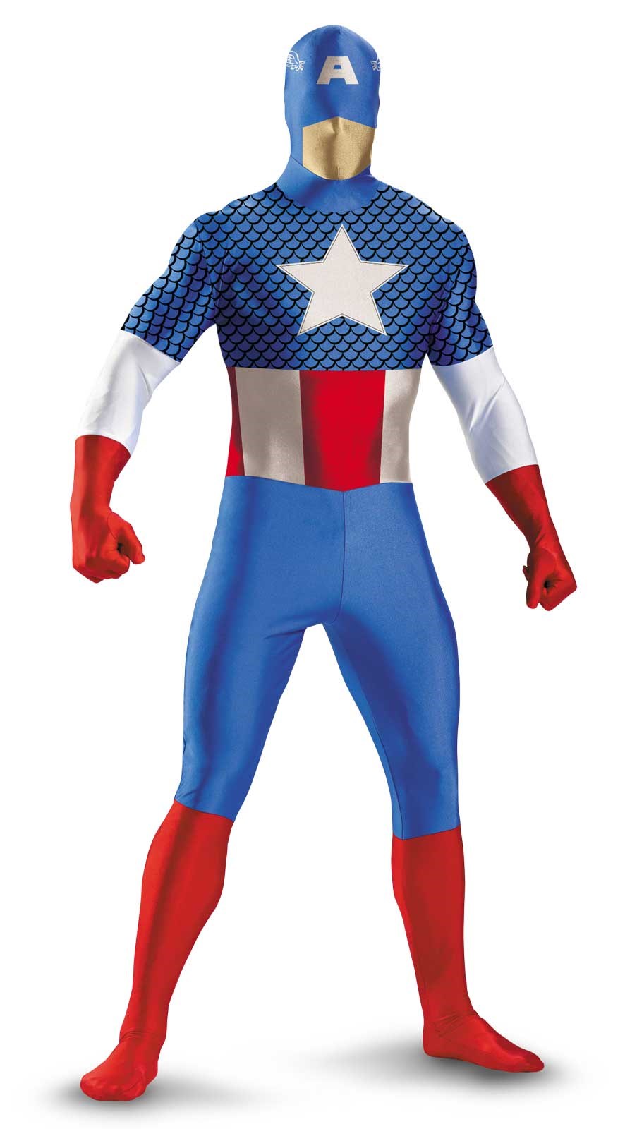 Captain America Bodysuit Adult Costume