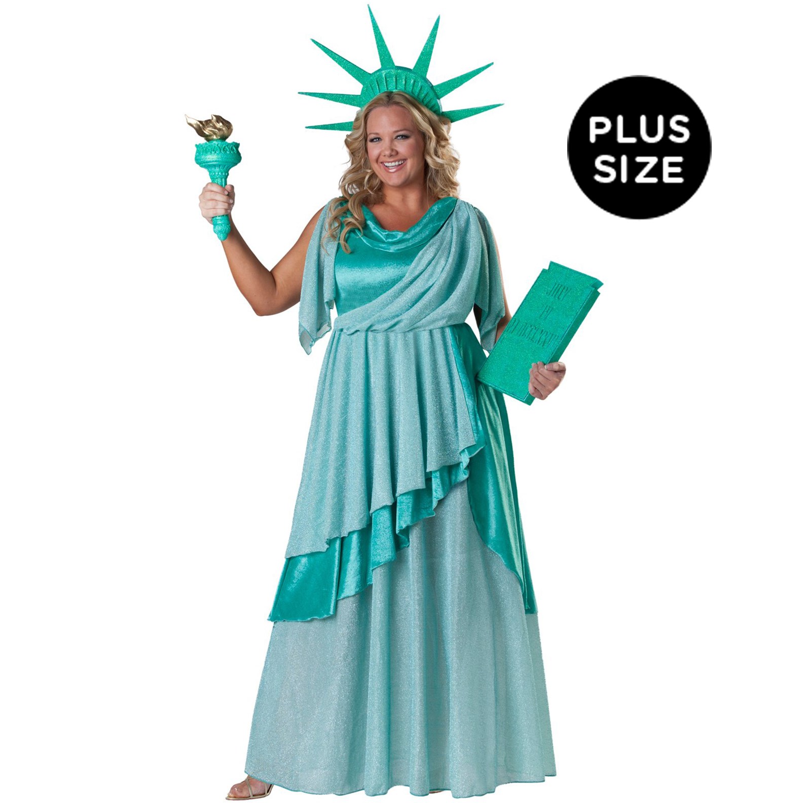 Lady Liberty Elite Collection Adult Plus Costume