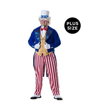 Uncle Sam Elite Collection Adult Plus Costume