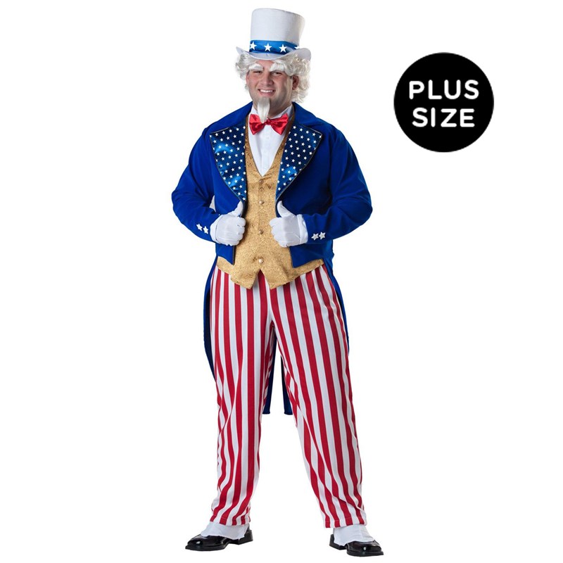 Uncle Sam Elite Collection Adult Plus Costume for the 2022 Costume season.