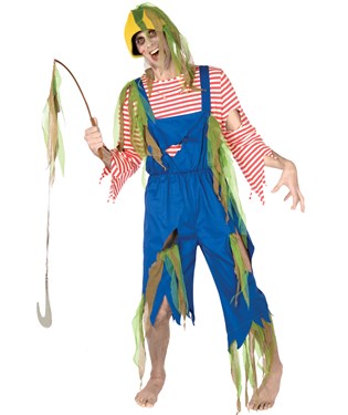 Zombie Fisherman Adult Plus Costume