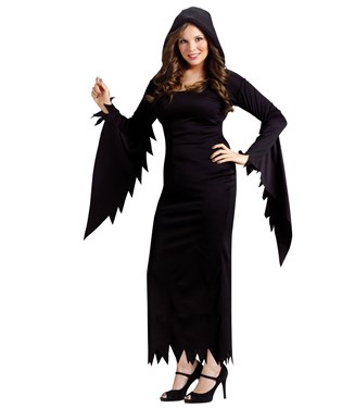 Hooded Gown Adult Plus Costume