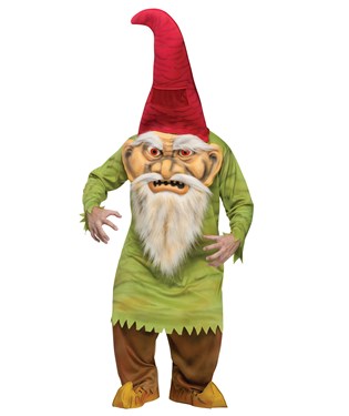 Big Head Evil Gnome Adult Costume