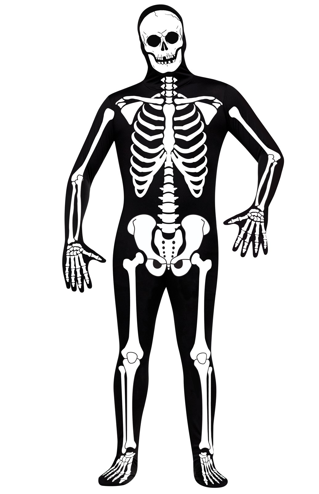 Skeleton Zentai Adult Costume