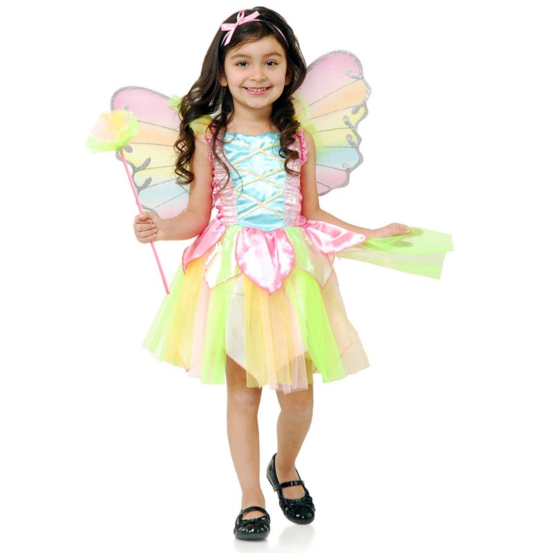 Rainbow Princess Fairy Child Costume for the 2022 Costume season.