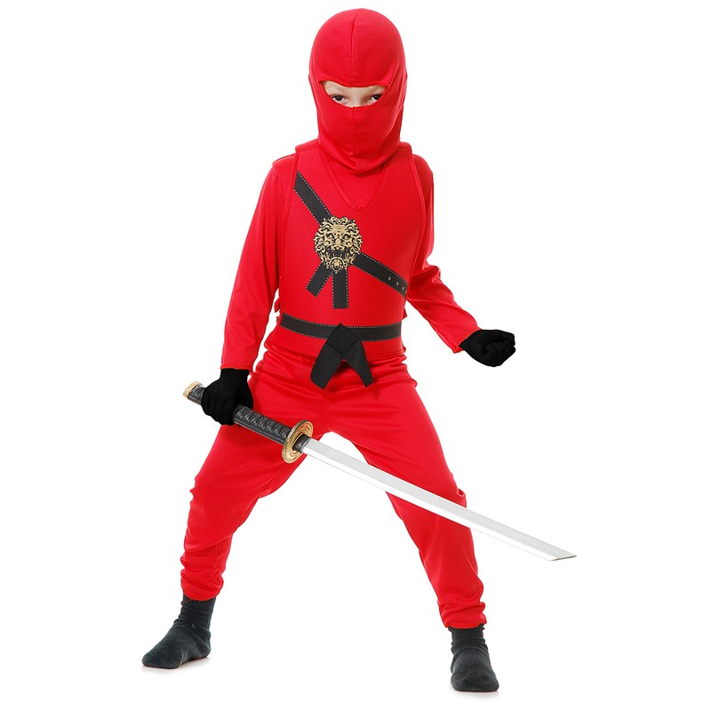 Red Ninja Child Costume for the 2022 Costume season.