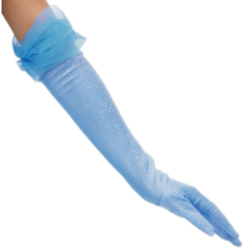 Blue Princess Gloves (Child) for the 2022 Costume season.