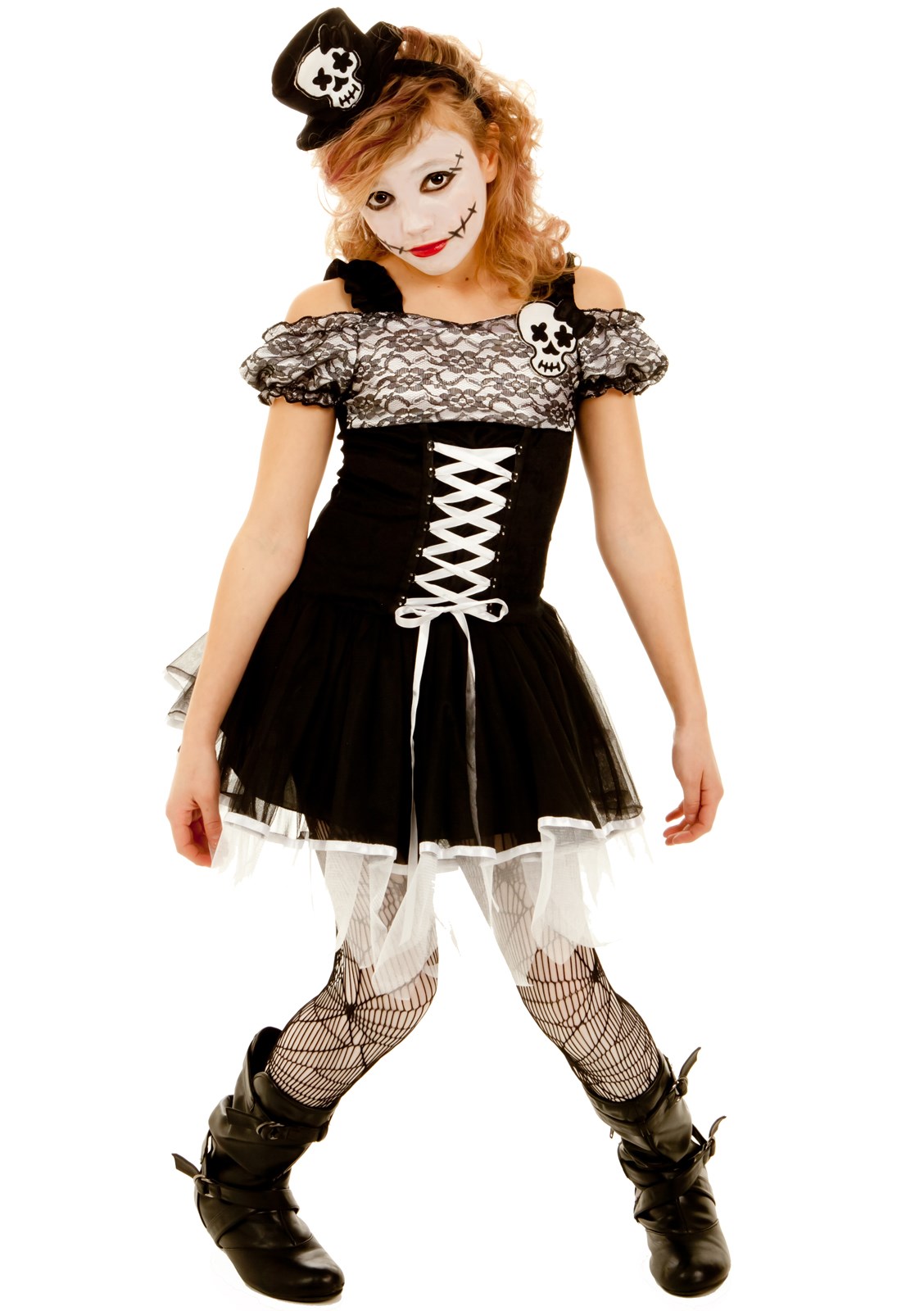 Shea the Skull Girl Child Costume