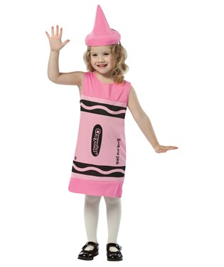 Crayola Pink Tank Dress Child Costume