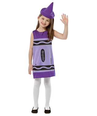 Crayola Wisteria Tank Dress Child Costume