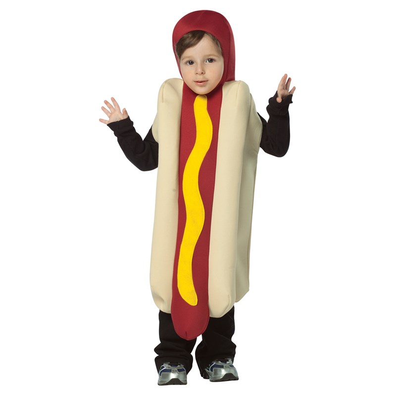 Hot Dog Toddler Costume for the 2022 Costume season.