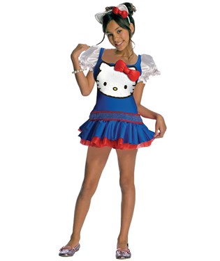 Hello Kitty Blue Dress Child Costume