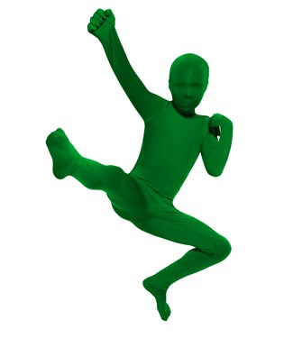 Green Skin Suit Child Costume