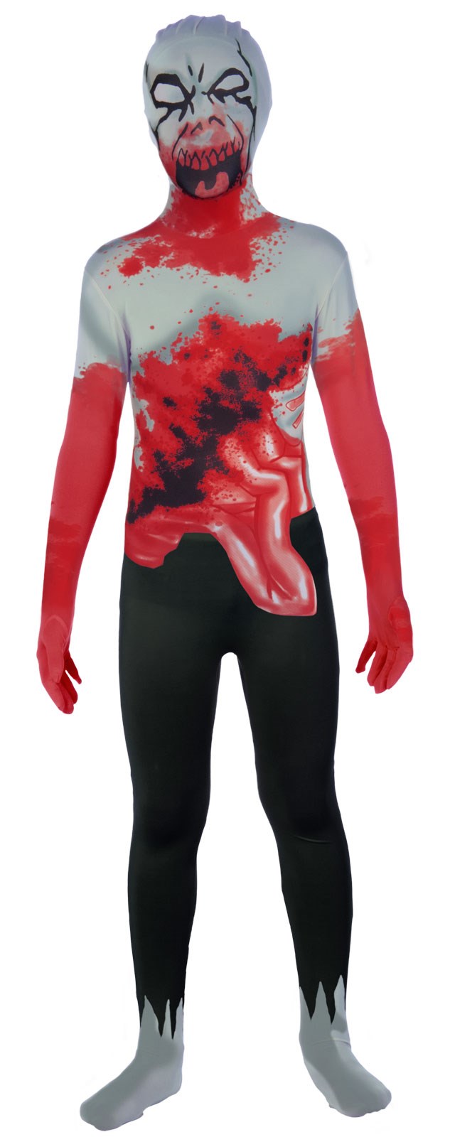 Zombie Skin Suit Child Costume