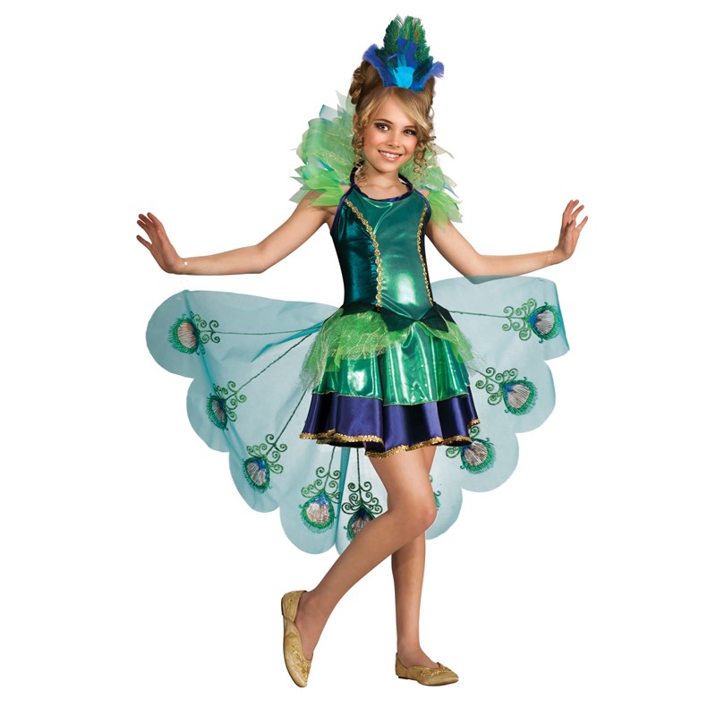 Peacock Girl Child Costume for the 2022 Costume season.