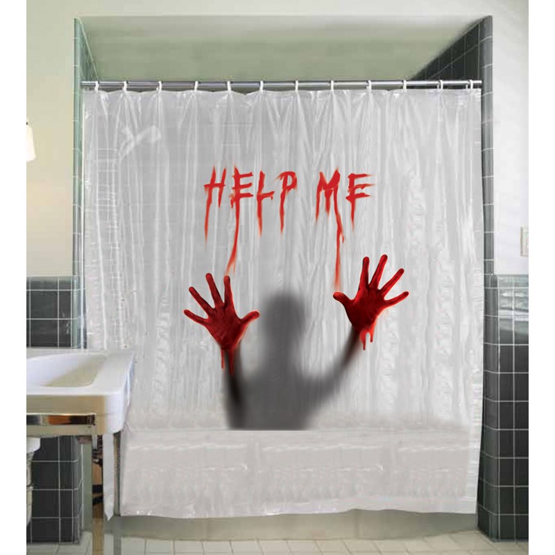 Help Me Shower Curtain for the 2022 Costume season.