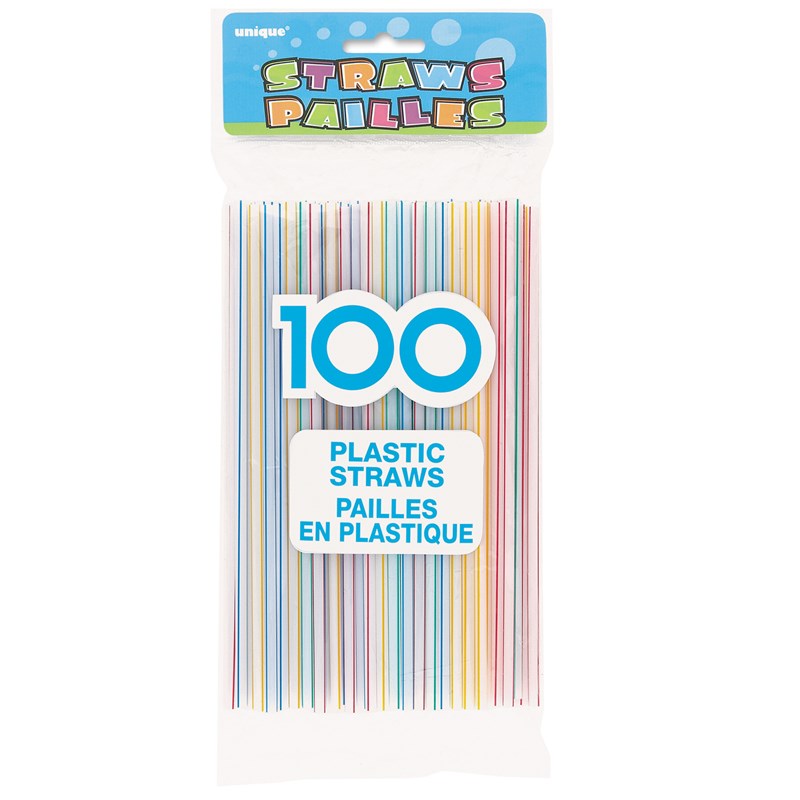 Striped Straws (100 count) for the 2022 Costume season.
