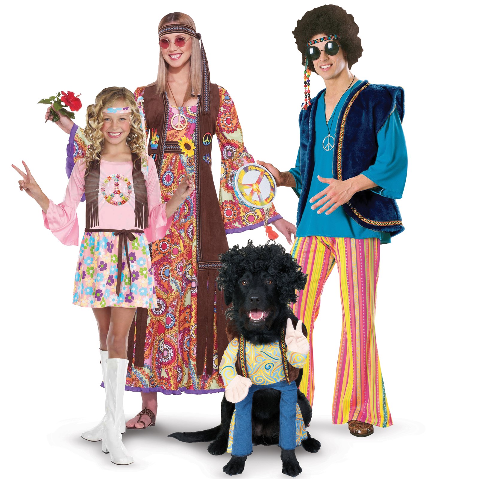 Hippies Couples Costumes