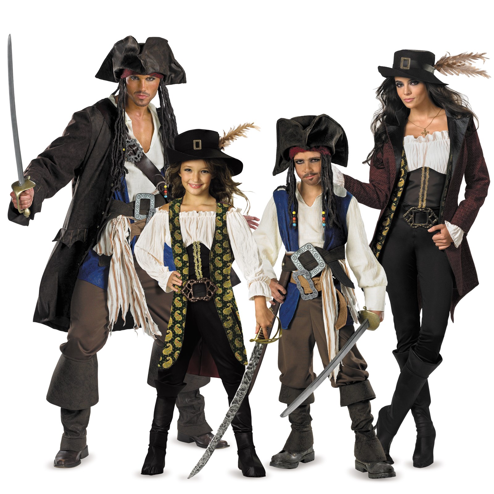 The Pirates of the Caribbean Group Costumes