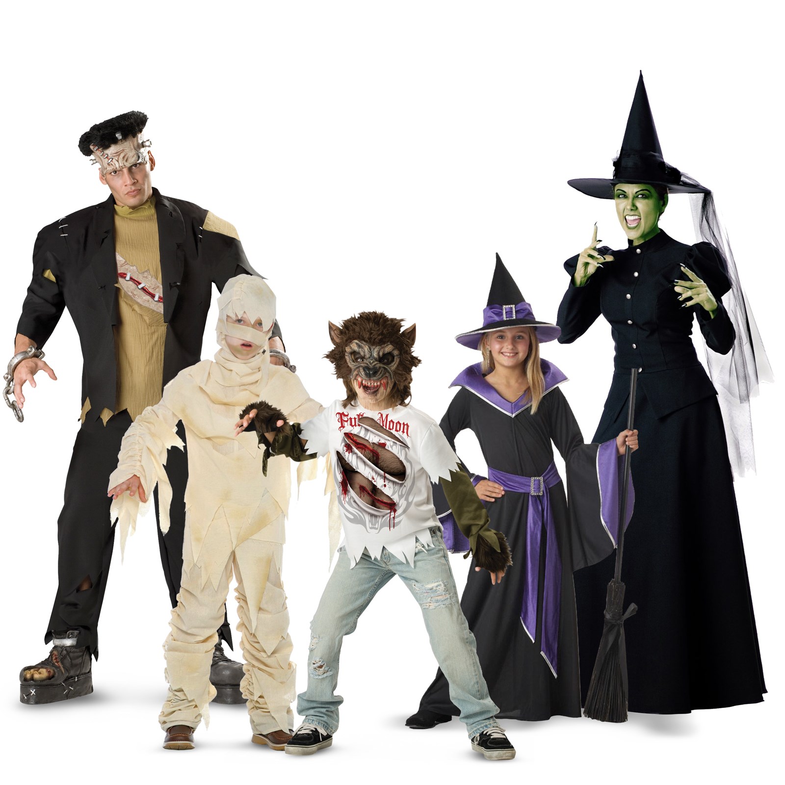 Witches & Monsters Group Costumes
