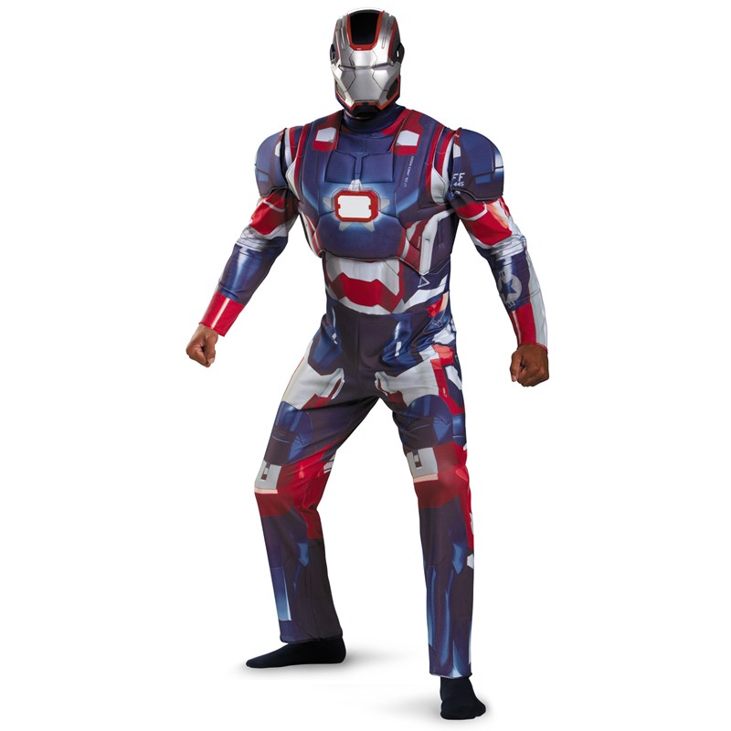 Iron Man 3 Patriot Deluxe Plus Adult Costume for the 2022 Costume season.