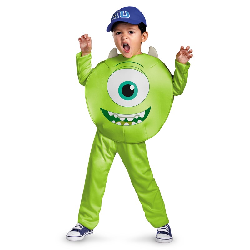 Monsters University Mike Classic Toddler  and  Child Costume for the 2022 Costume season.