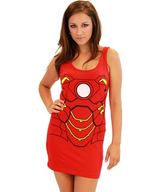 Marvel Comics Iron Man Adult Tank Dress