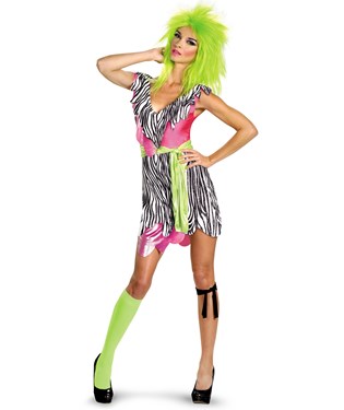 Jem And The Holograms Pizzaz Deluxe Adult Costume