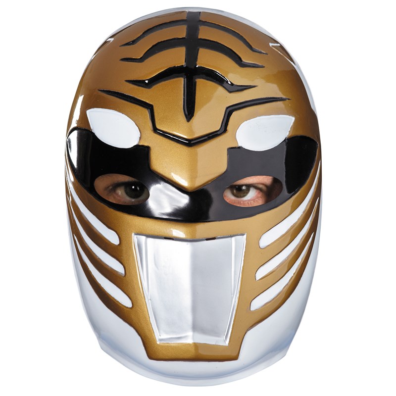 Power Rangers White Ranger Vacuform Adult Mask for the 2022 Costume season.