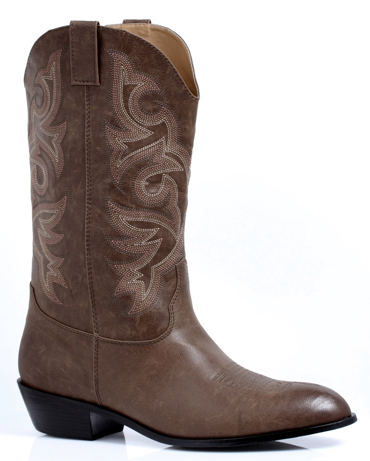 Western Cowboy Brown Male Adult Boots
