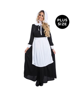 Pilgrim Woman Adult Plus Costume