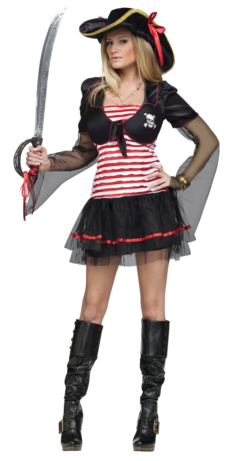 Black Pearl Pirate Adult Costume