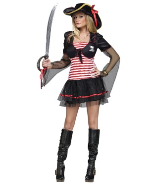 Black Pearl Pirate Adult Costume