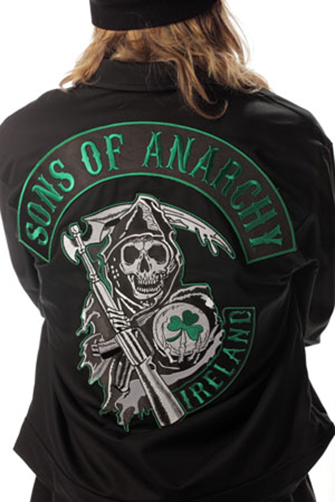 Sons Of Anarchy Green Ireland Mechanic Jacket Plus