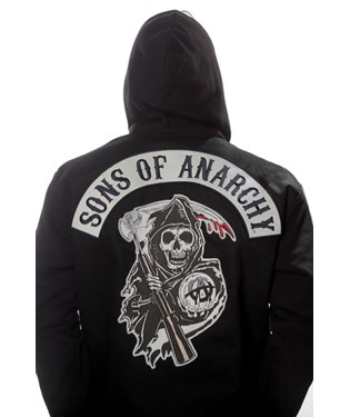 Sons Of Anarchy Mens Highway Jacket Plus