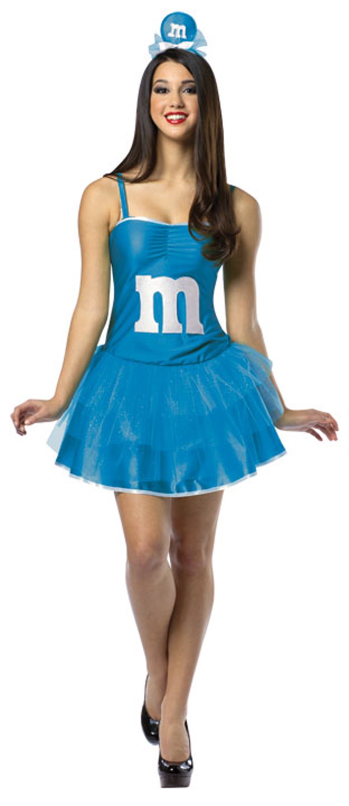 M&MS Blue Adult Party Dress