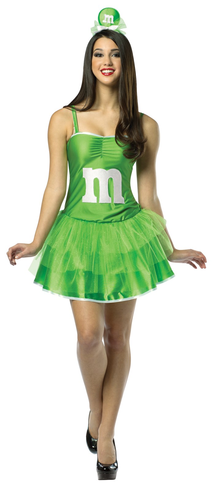 M&MS Green Adult Party Dress