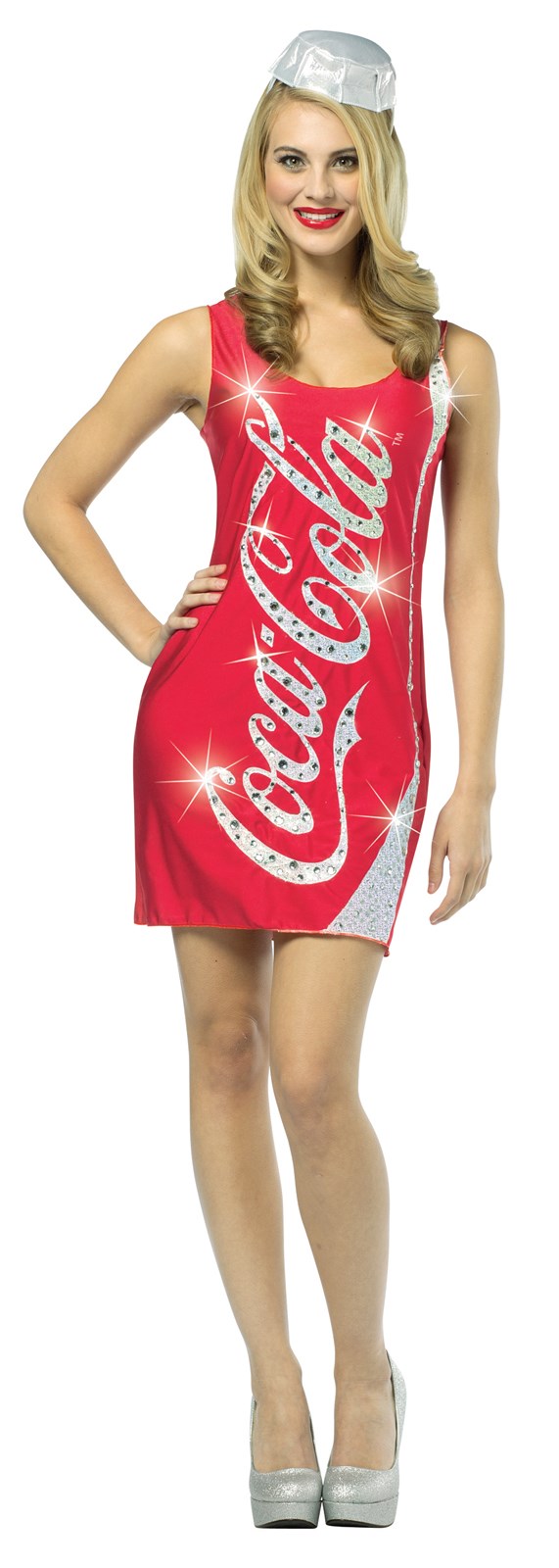 Coca-Cola Glitz Adult Tank Dress