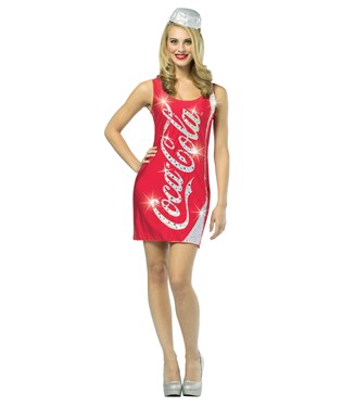 Coca-Cola Glitz Adult Tank Dress