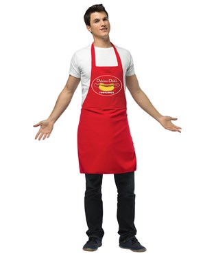 Apron Hot Dog Vendor Adult Costume