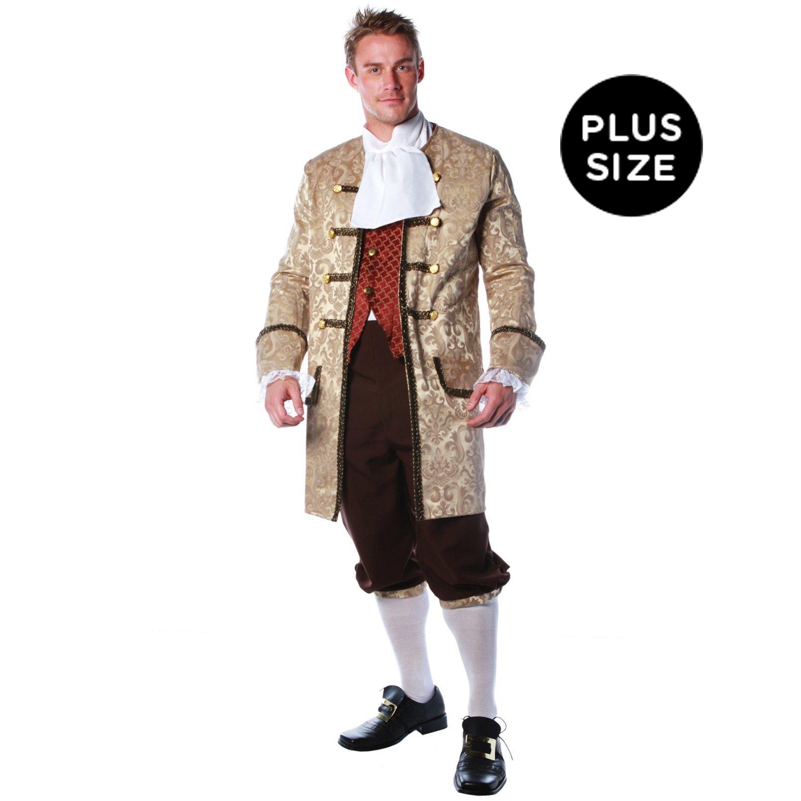 Colonial  Man Adult Plus Costume