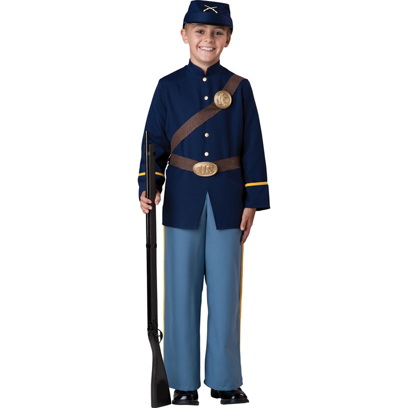 Civil War Soldier Child Costume for the 2022 Costume season.