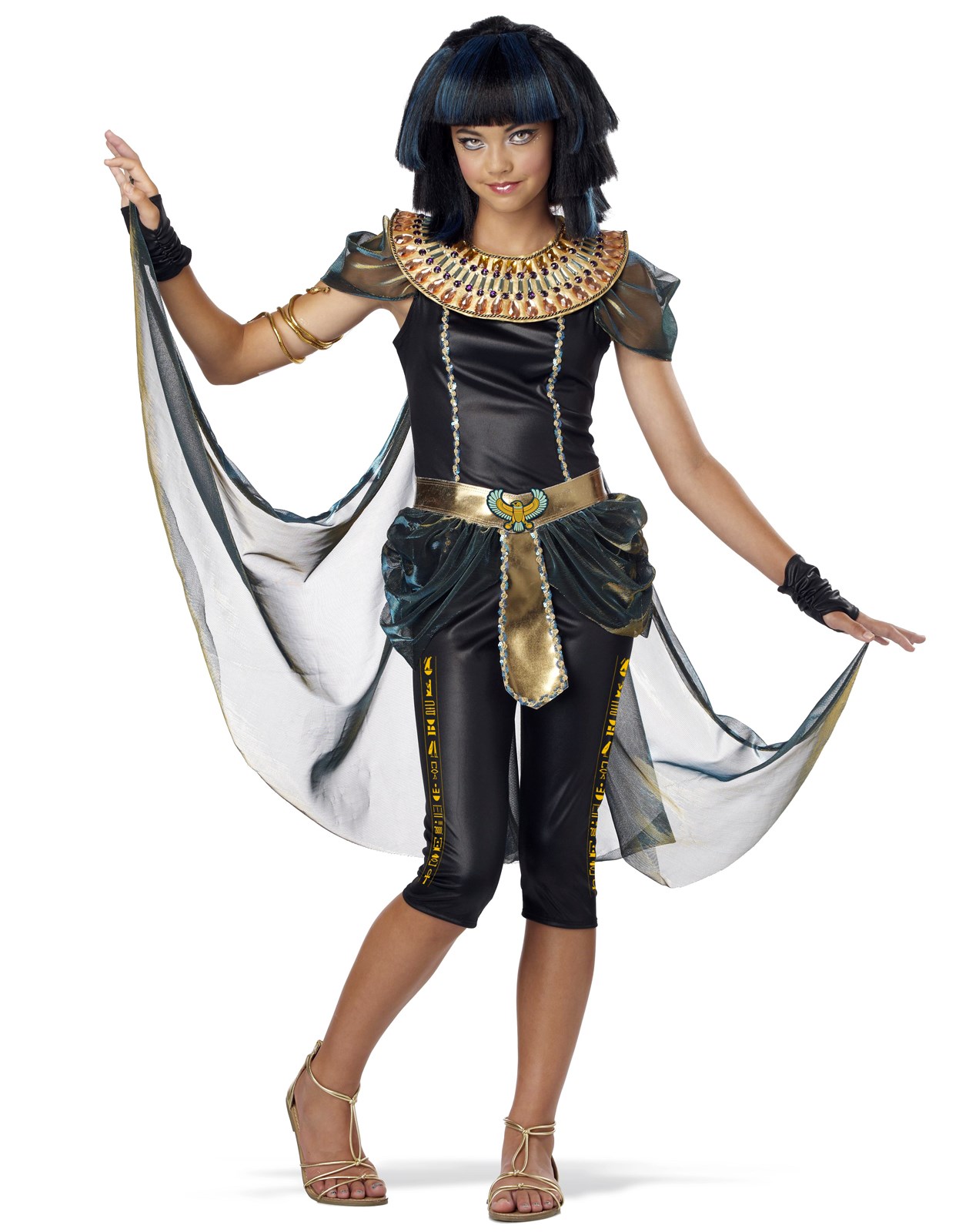 Dark Egyptian Princess Tween Costume