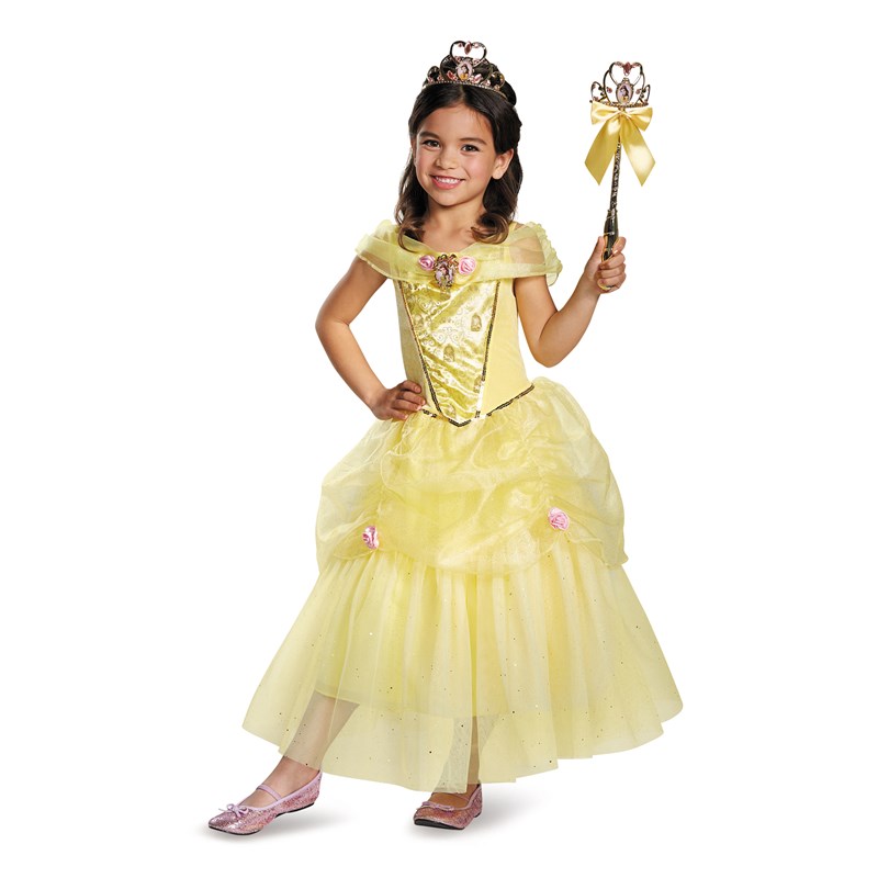Disney Belle Deluxe Sparkle Toddler  and  Child Costume for the 2022 Costume season.