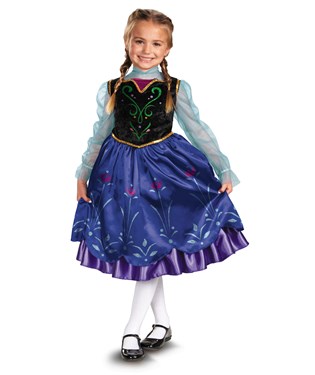 Disney Frozen Deluxe Anna Toddler / Child Costume