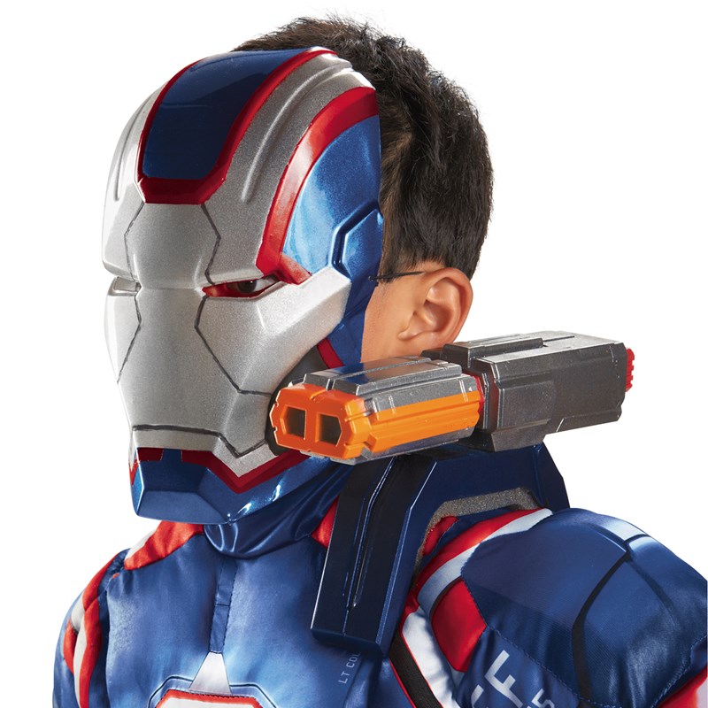 Iron Man 3 Iron Patriot Shoulder Chain Gun for the 2022 Costume season.