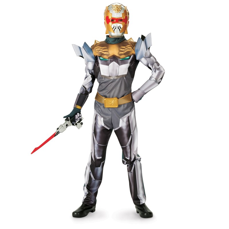 Robo Knight Power Ranger Megaforce Muscle Chest Child Costume for the 2022 Costume season.