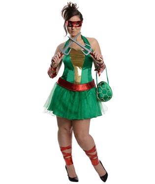 Teenage Mutant Ninja Turtles Raphael Adult Plus Dress