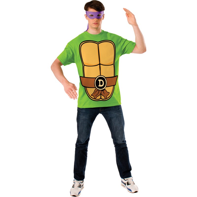 Teenage Mutant Ninja Turtles Donatello Adult T Shirt Kit for the 2022 Costume season.