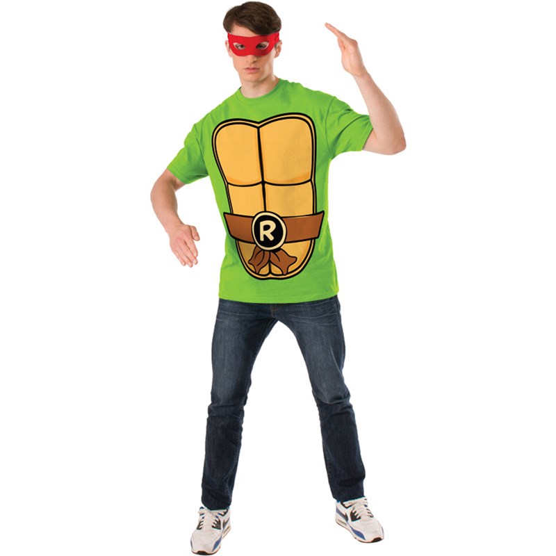 Teenage Mutant Ninja Turtles Raphael Adult T Shirt Kit for the 2022 Costume season.